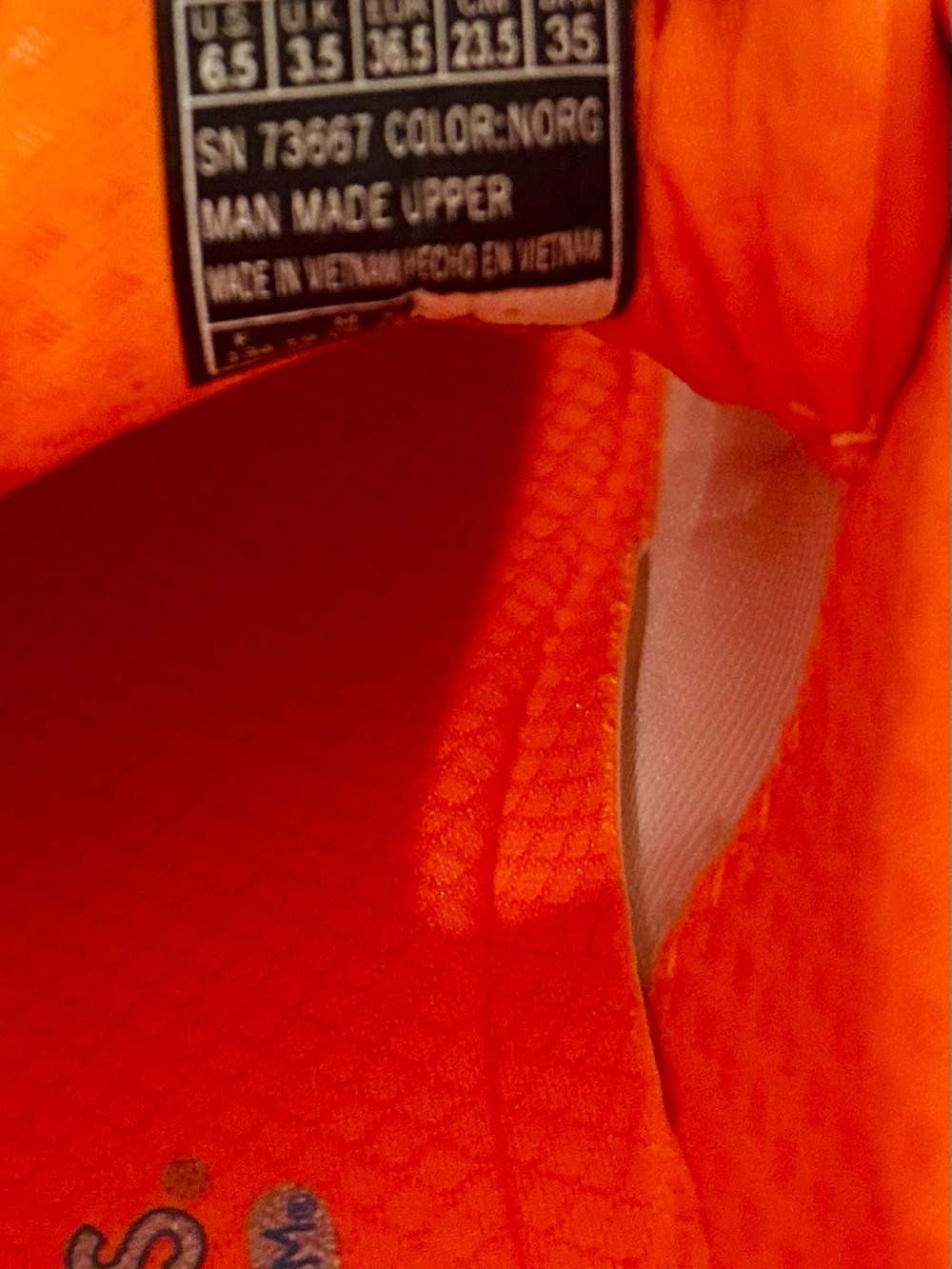 Skechers Uno Night Shades Neon Orange Sneakers - Women's Size 6.5 - Picture 6 of 10